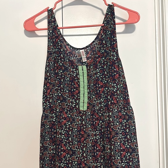 High-low floral sleeveless dress, size L - Picture 1 of 6